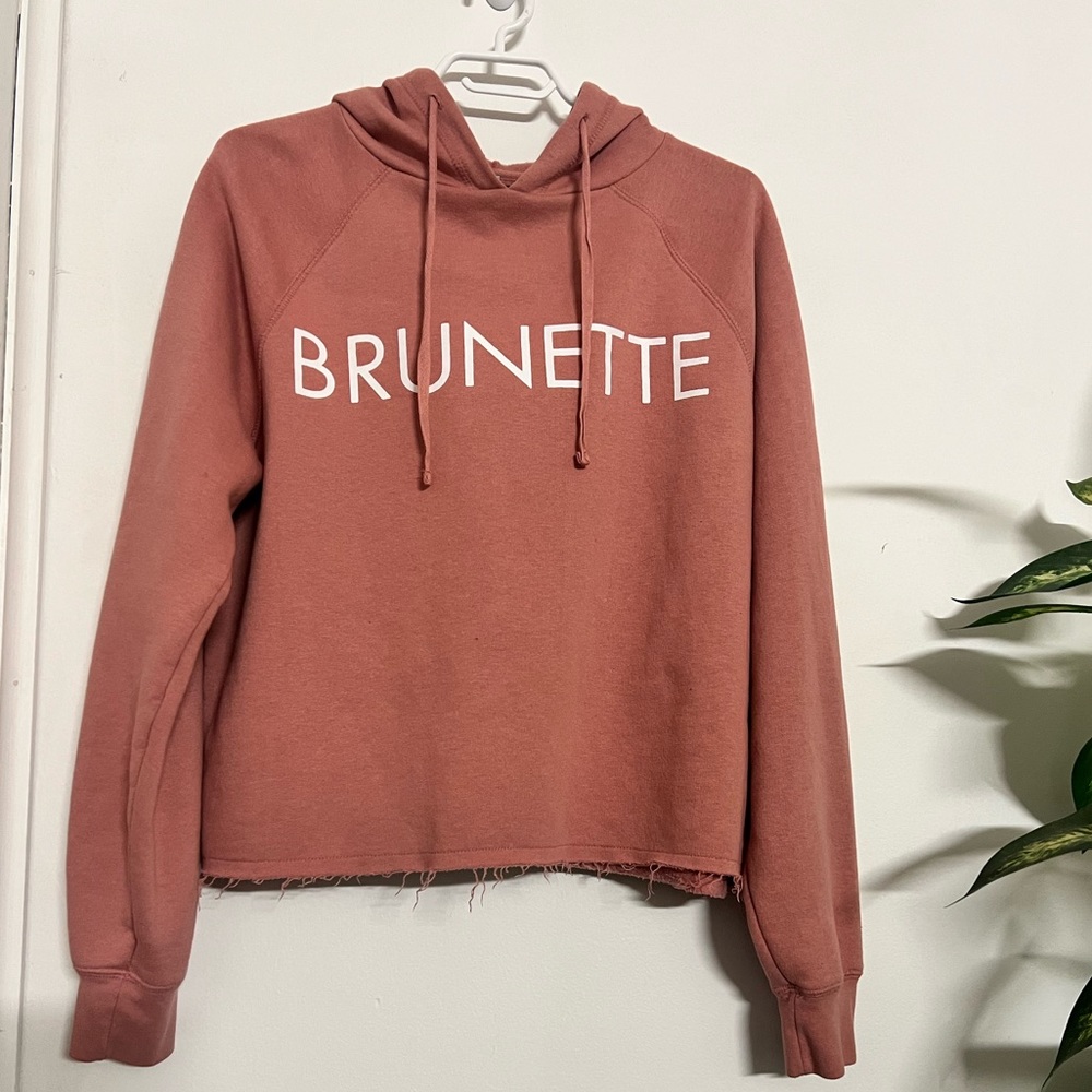 COPY - Brunette the label Brunette cropped w/small hole